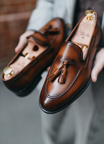 Обувь “Tassel Loafers Med Brown“
