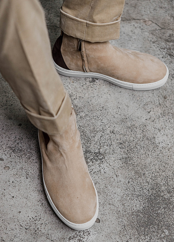 Обувь "Chelsea sport suede biege"
