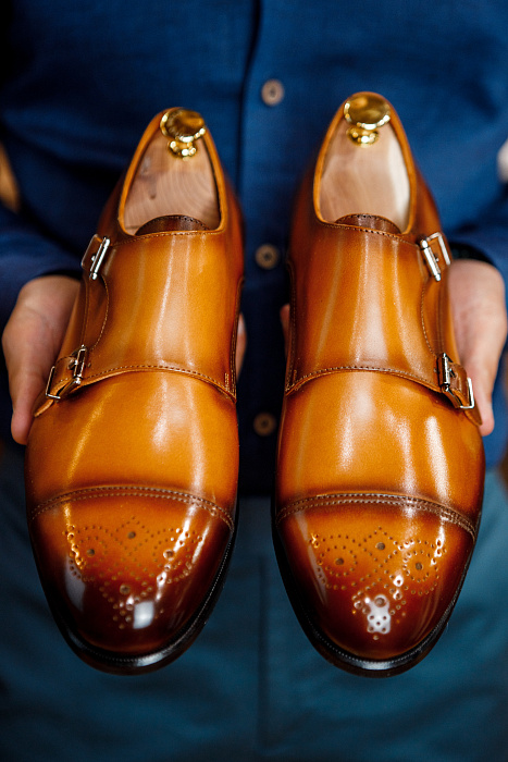 Обувь “Monk Cognac“