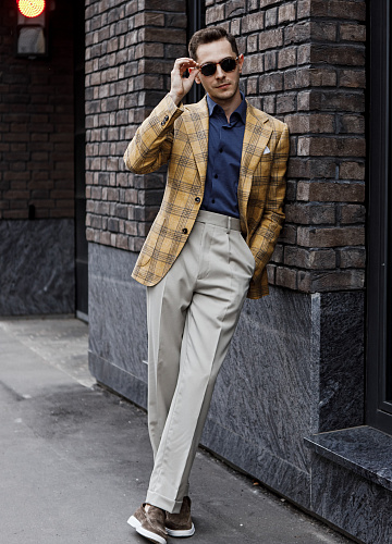 Пиджак “ Ochre Check”