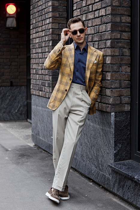 Пиджак “ Ochre Check”