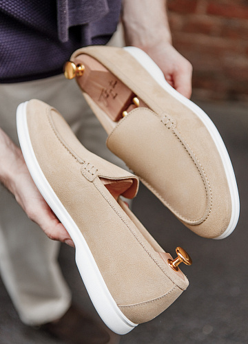 Обувь “Beige suede loafers”