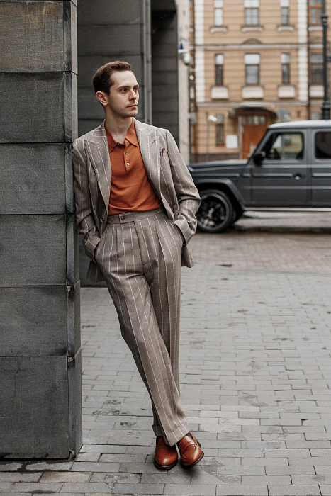 Костюм “Soft brown stripe”