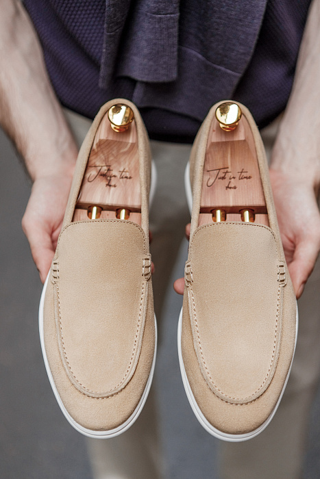 Обувь “Beige suede loafers”