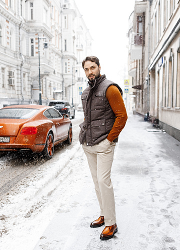 Жилет ”Woodstock Brown”