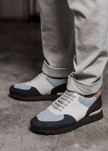 Обувь "Jogger Suede grey"