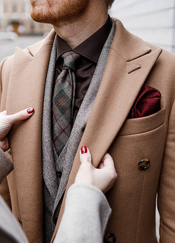 Пальто ”Double-Breasted Camel”