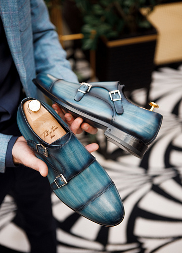 Обувь “Monk Turquoise“