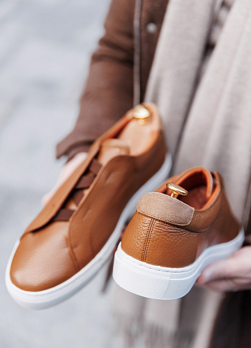 Обувь “Laceless trainer caramel“