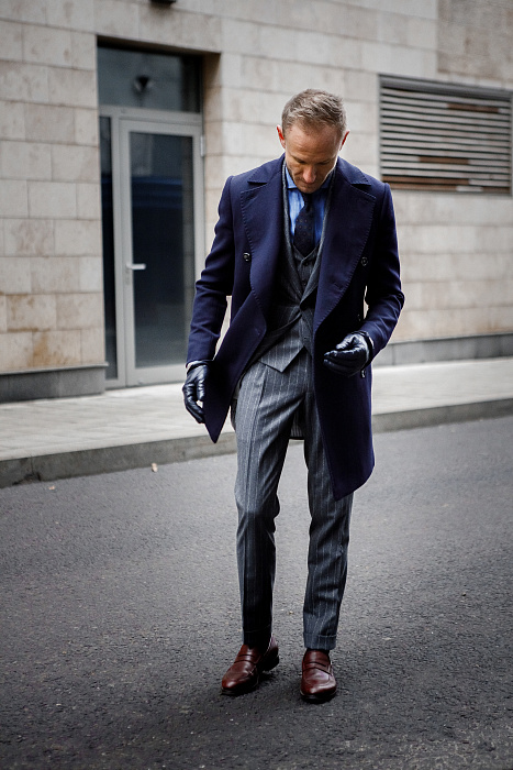 Пальто “Ulster Coat Navy”