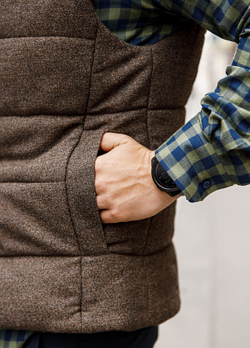 Жилет ”Aston Deep brown”