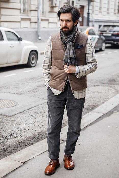 Жилет “Aston Light Brown”